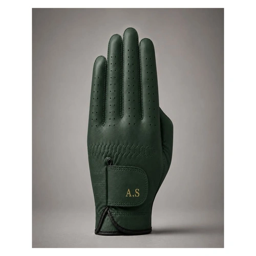 green leather golf gloves