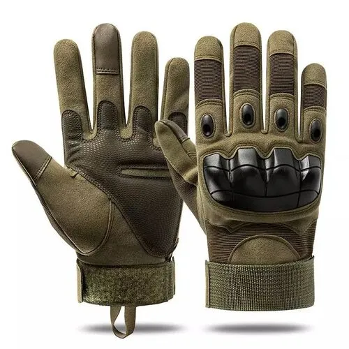 margandy colour custom made leather tactical gloves