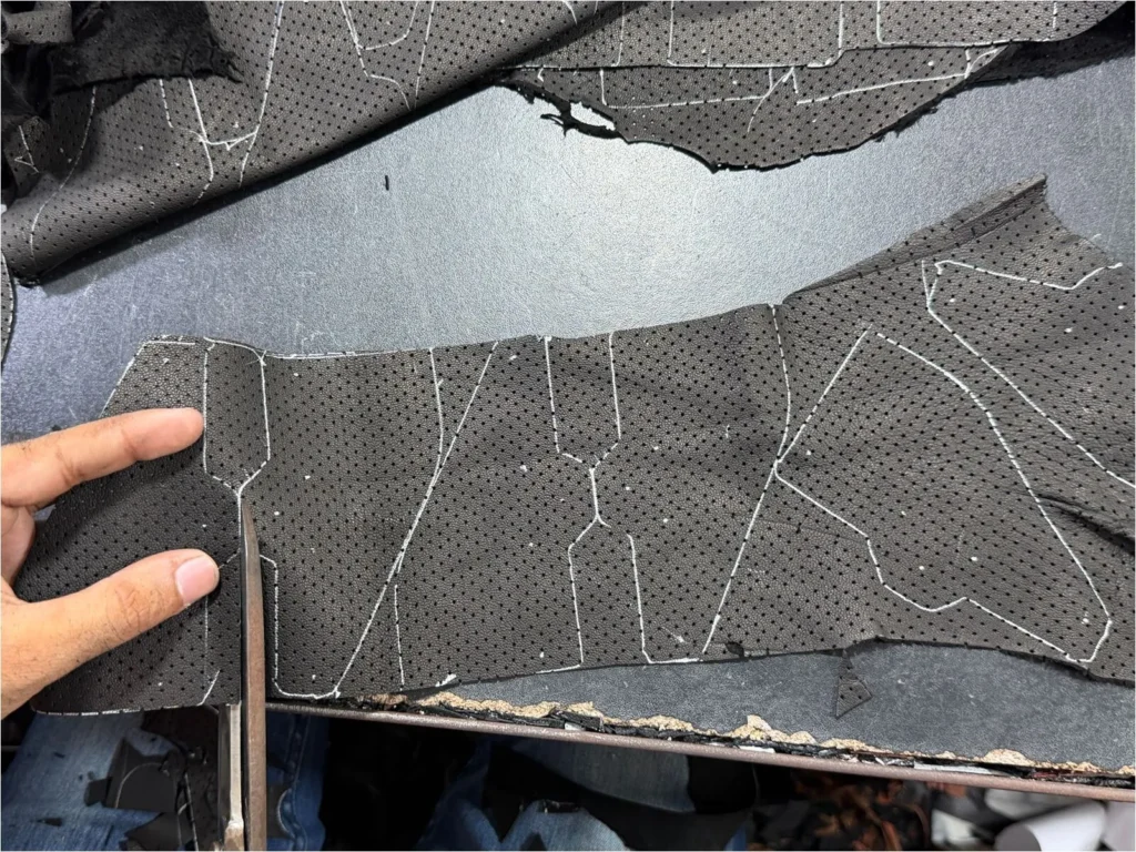 Manual Gloves Cutting Process at Handy Gear Gloves